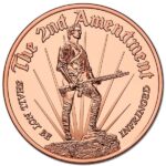 Copper Buffalo Round - 2 AVDP Oz, .999 Pure Copper